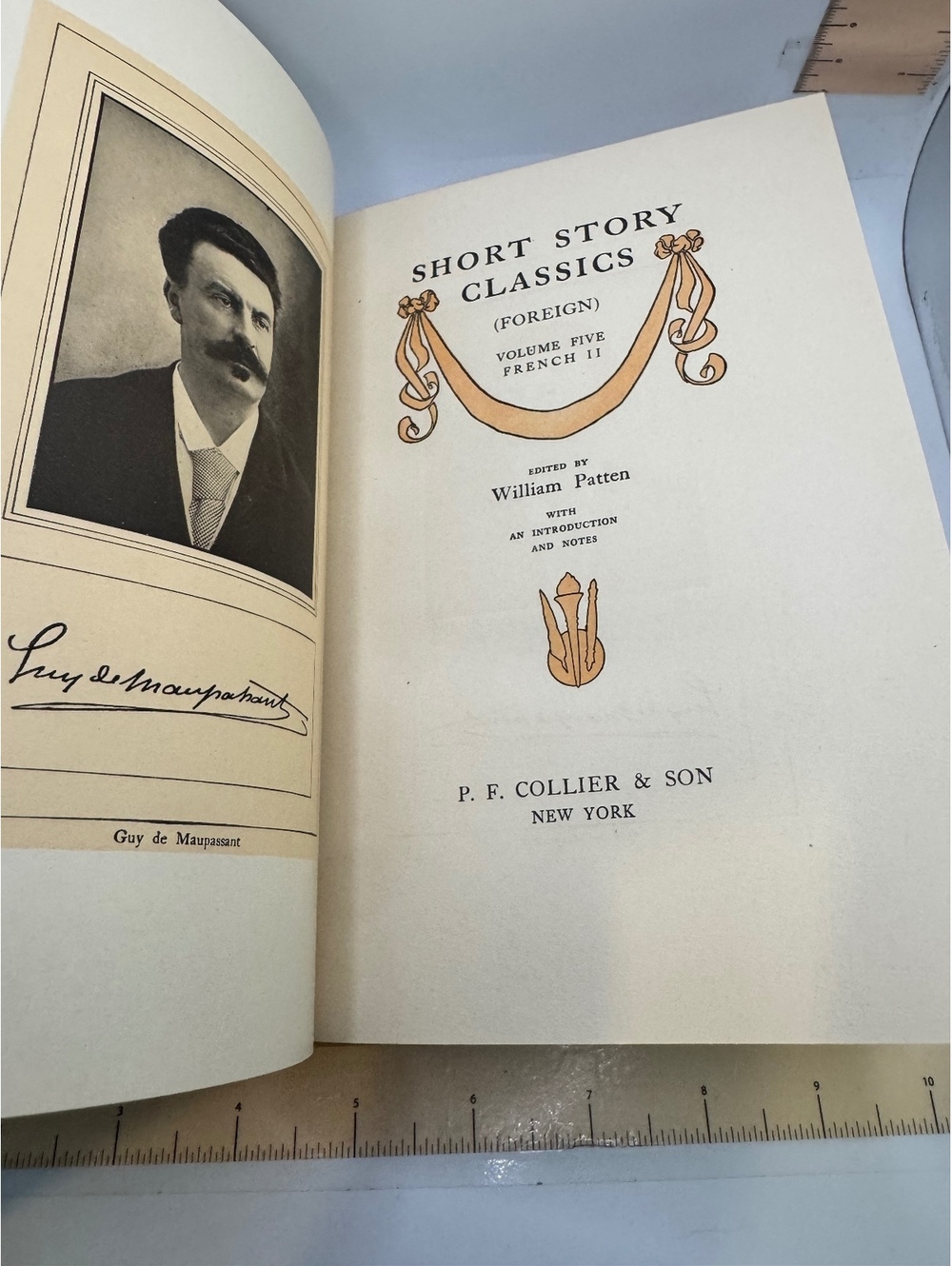Short Story Classics (Foreign) Volume Five French II - Vintage 1907 Hardcover